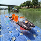 Driftsun que visita assentos dobro do caiaque plástico claro para a pesca do rio de 2 pessoas