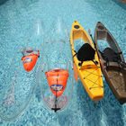 Barco de enfileiramento plástico da viseira clara, impacto - caiaque de visita de pouco peso resistente