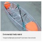 Barco claro personalizado do policarbonato para a pesca/canoa de cristal do PC
