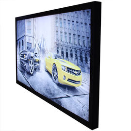 O quadro instantâneo Lightbox fixado na parede, montagem da parede conduziu placas do menu para restaurantes