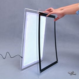 Caixa leve interna de sinal de propaganda do diodo emissor de luz com forma instantânea do retângulo do quadro